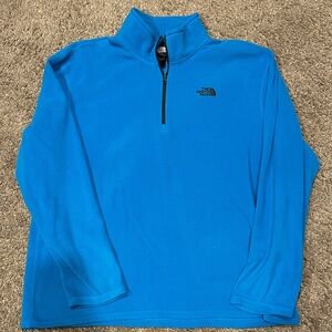 The North Face Men's Bright Blue Zip-Up Sweater